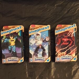 Imaginext DC Super Friends Action Figures Set Batman MR.Freeze Apokolips Batman